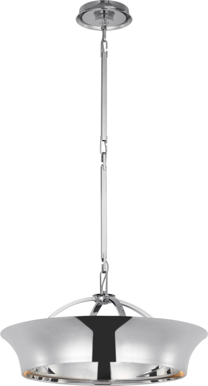 Garland 20" Dual Lit Ring Chandelier | Polished Nickel