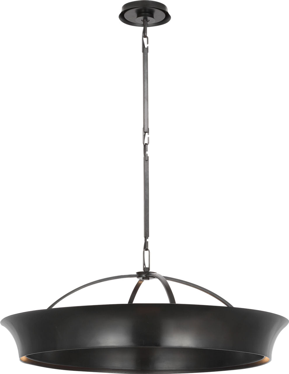 Garland 30" Dual Lit Ring Chandelier | Aged Iron