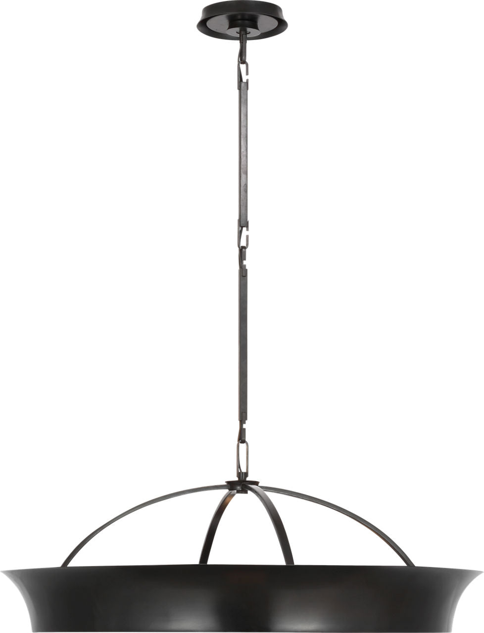 Garland 30" Dual Lit Ring Chandelier | Aged Iron