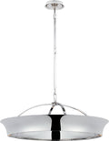 Garland 30" Dual Lit Ring Chandelier | Polished Nickel