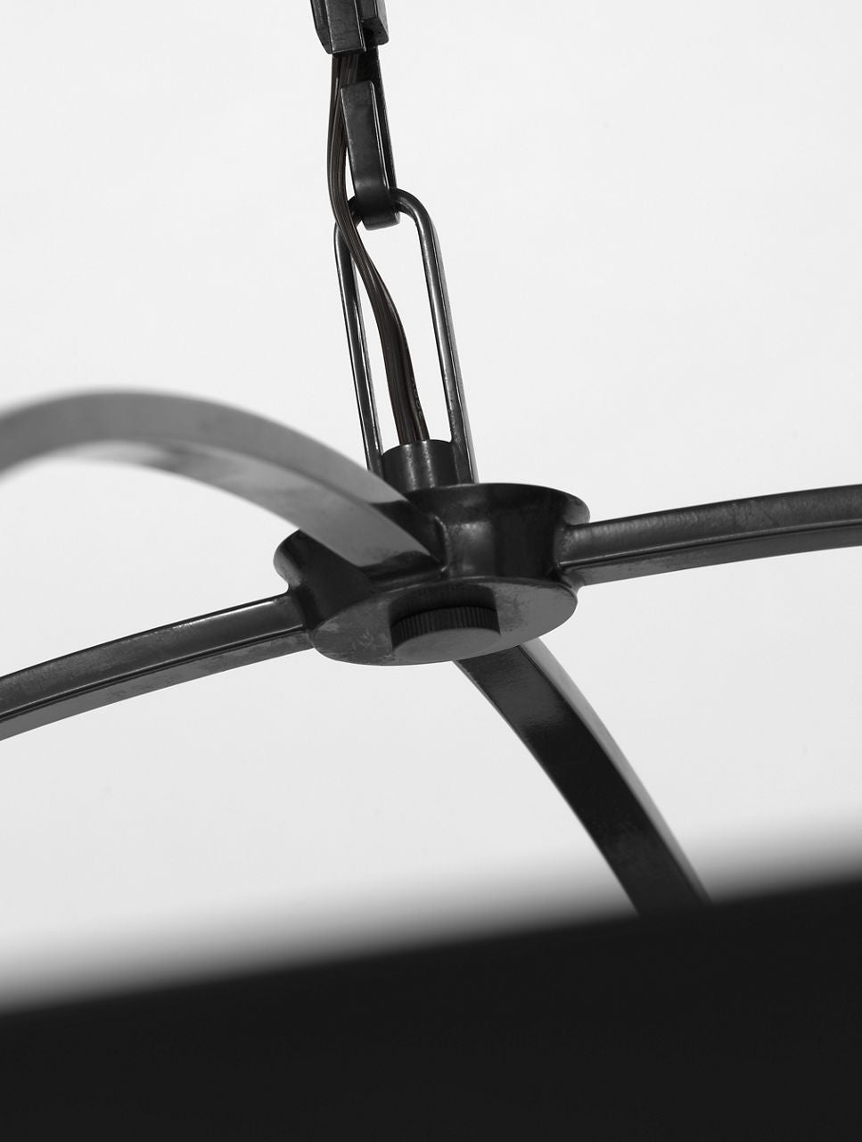 Garland 40" Dual Lit Ring Chandelier | Aged Iron