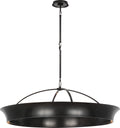 Garland 40" Dual Lit Ring Chandelier | Aged Iron