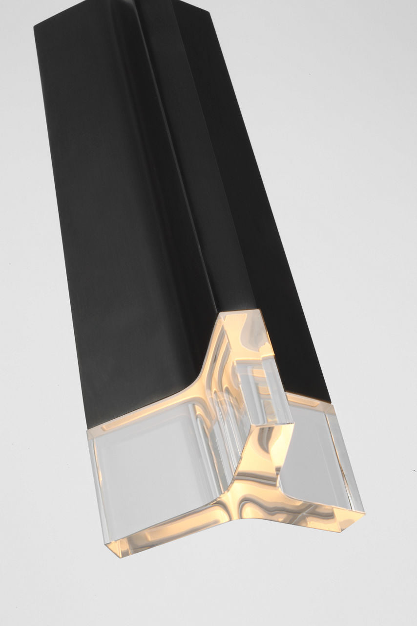 Matcha Single Light Pendant | Bronze | Clear Glass