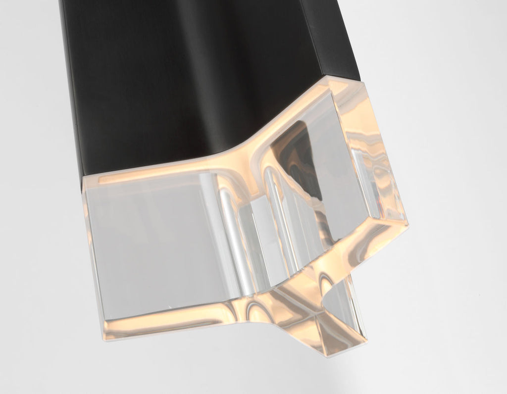 Matcha Single Light Pendant | Bronze | Clear Glass