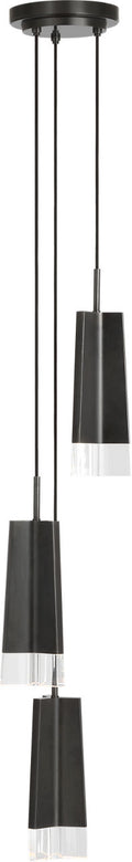Matcha 3 Light Pendant | Bronze | Clear Glass