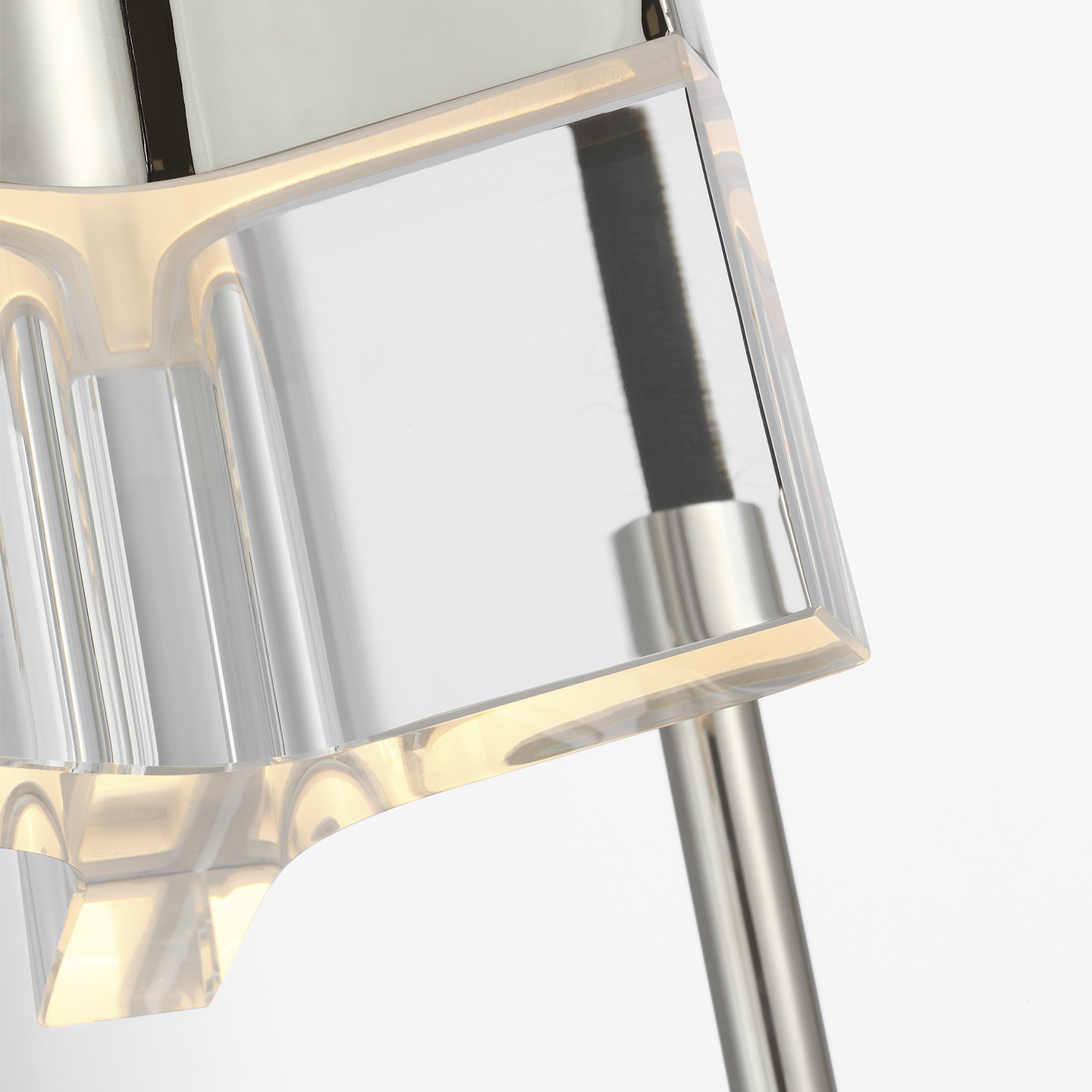 Matcha 3 Light Pendant | Polished Nickel | Clear Glass
