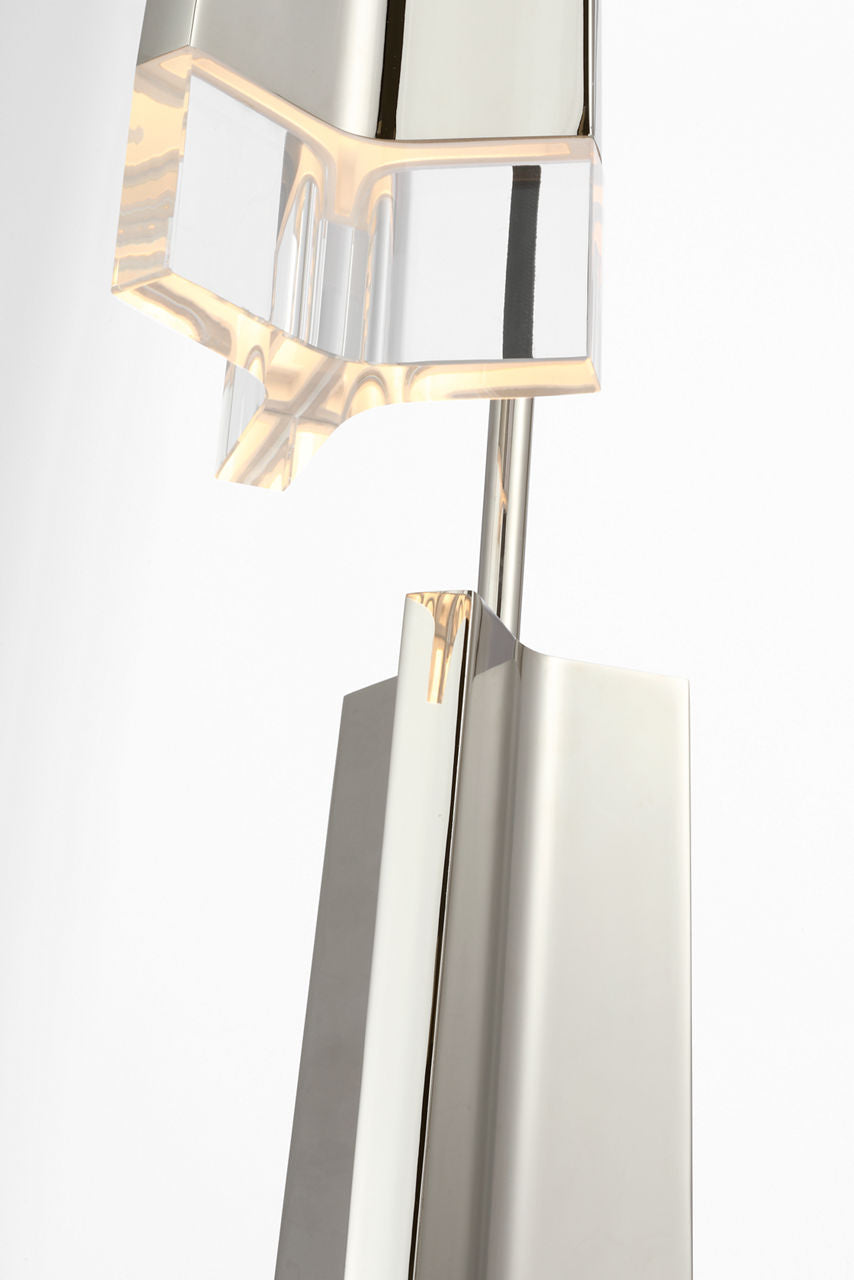 Matcha 3 Light Pendant | Polished Nickel | Clear Glass