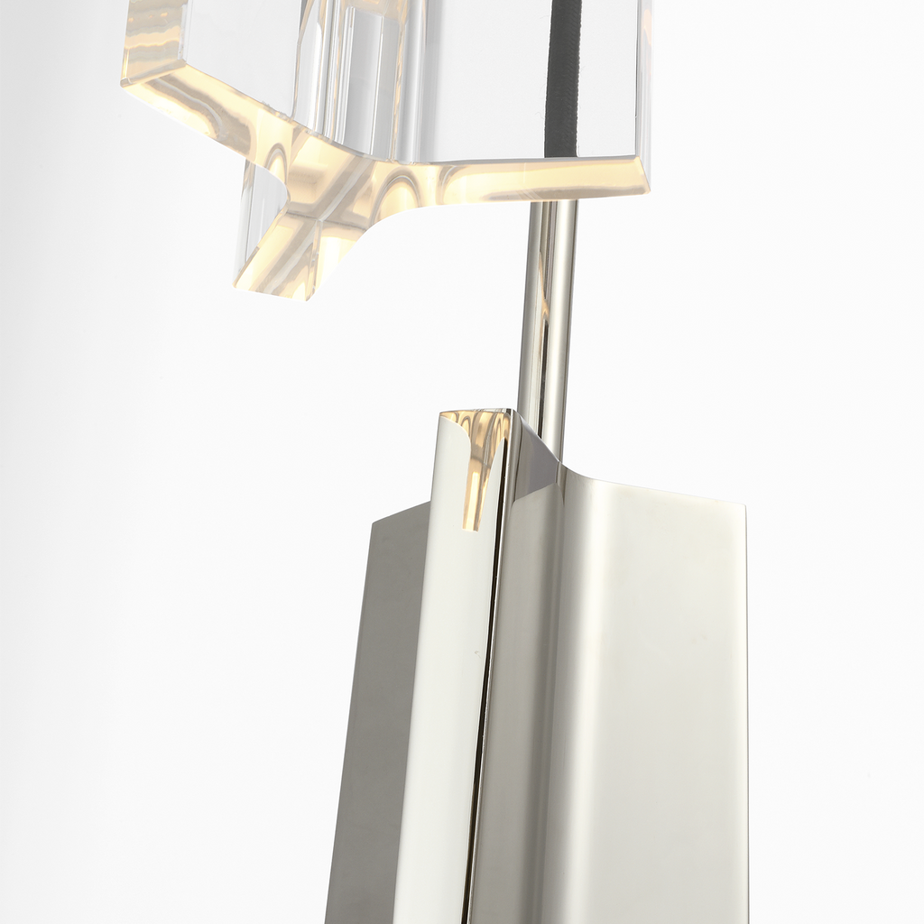 Matcha 3 Light Pendant | Polished Nickel | Clear Glass