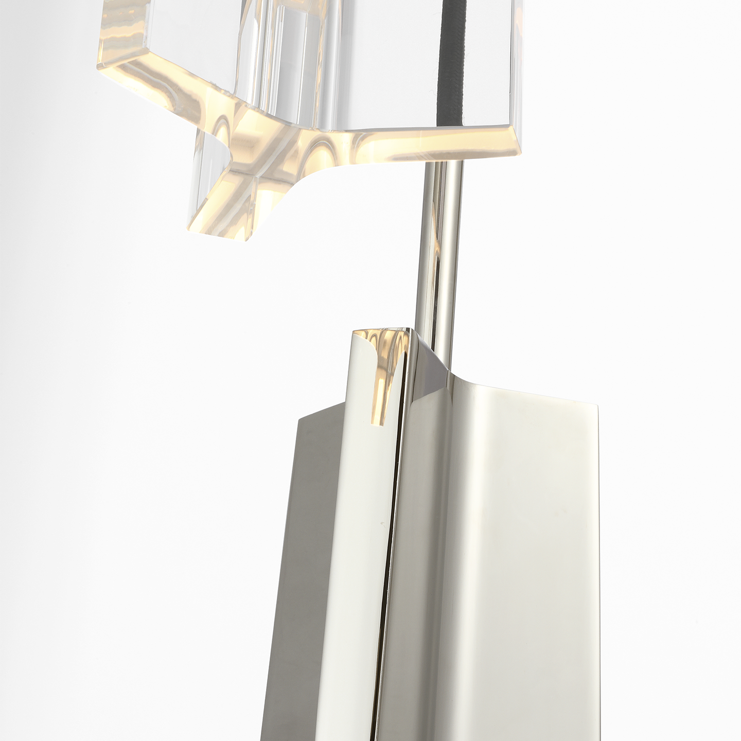 Matcha 3 Light Pendant | Polished Nickel | Clear Glass