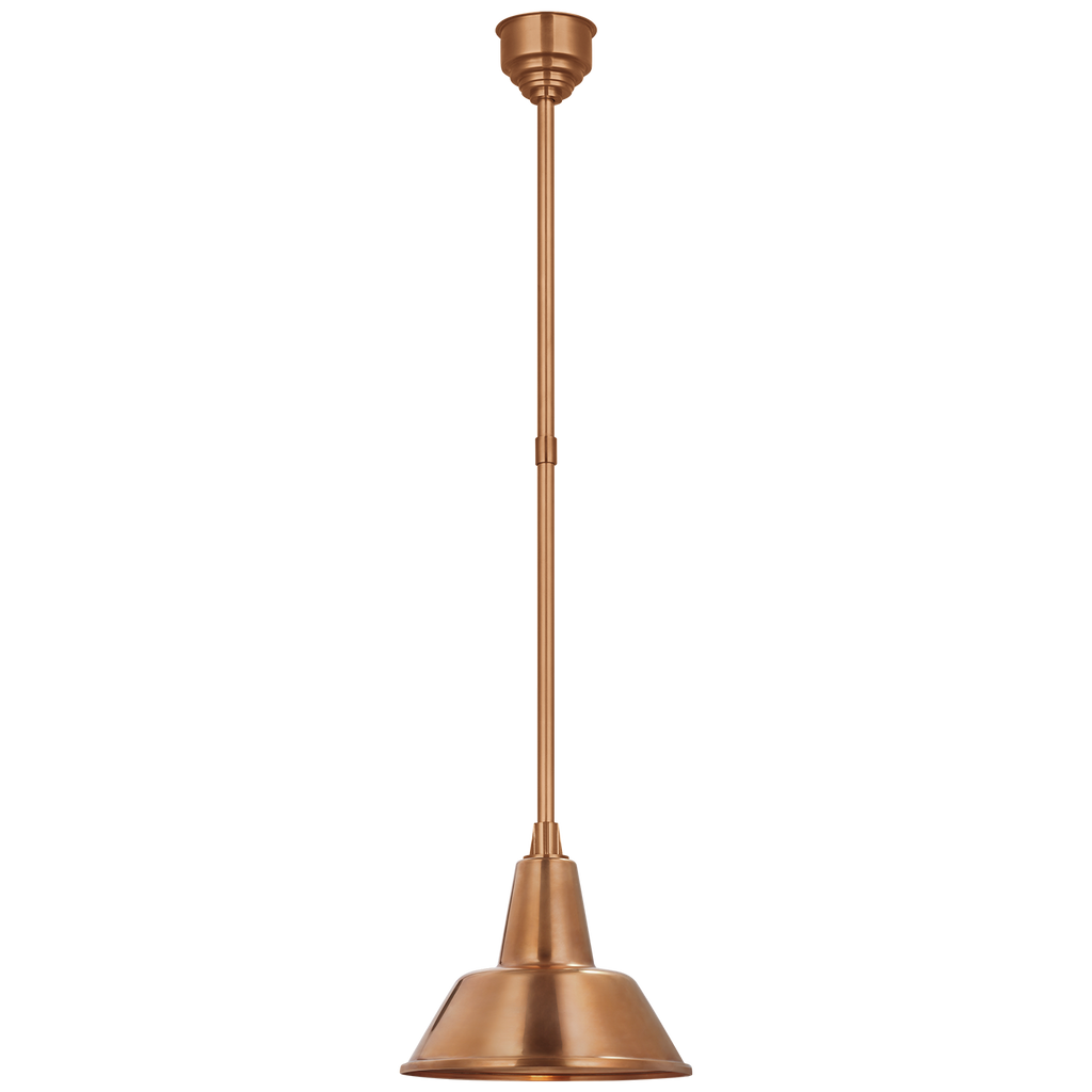 Academy Pendant | Soft Copper | 12.5" Bowers Shade