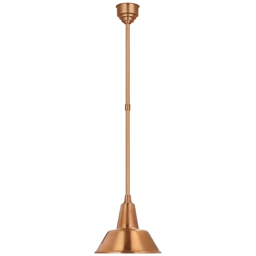 Academy Pendant | Soft Copper | 12.5" Bowers Shade