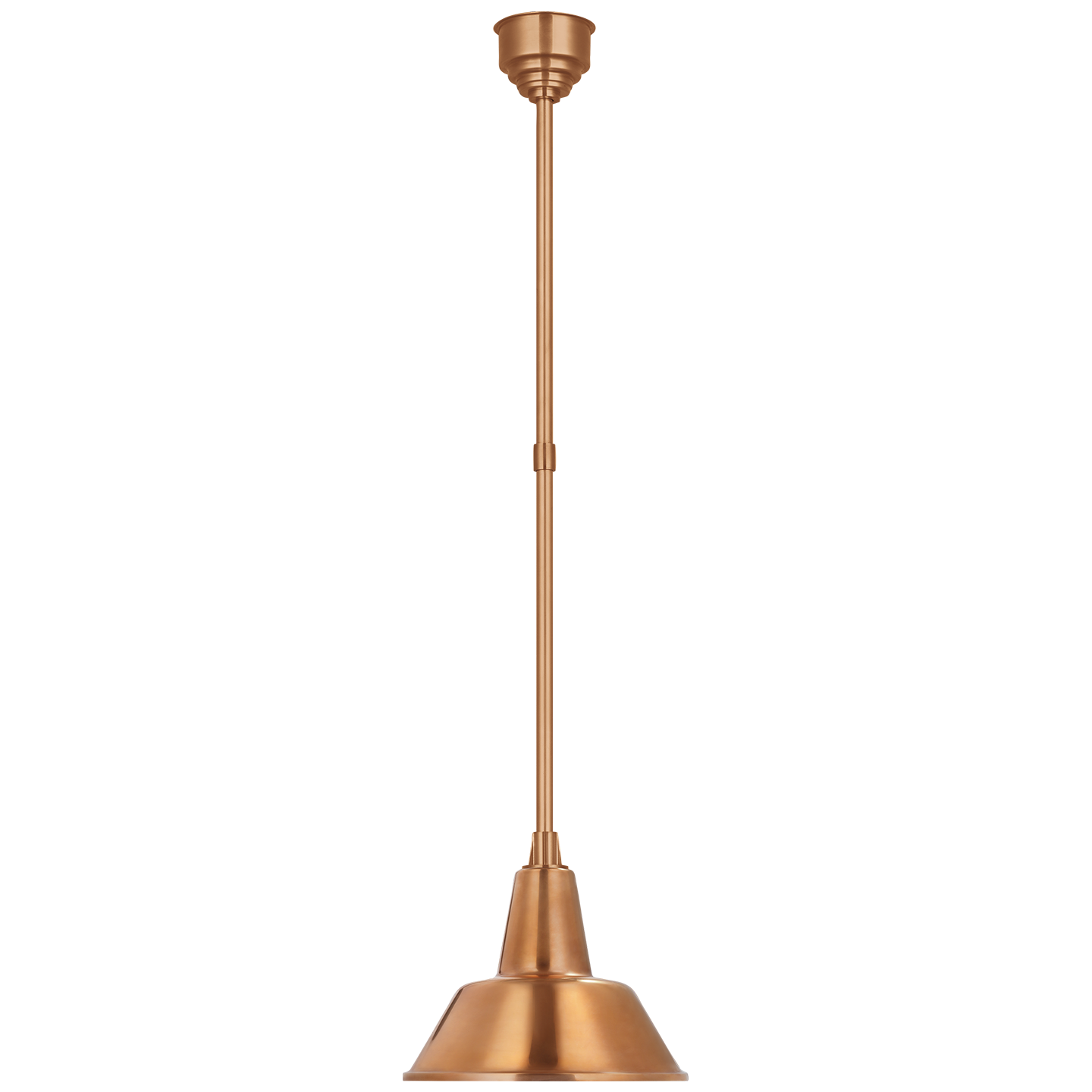 Academy Pendant | Soft Copper | 12.5" Bowers Shade
