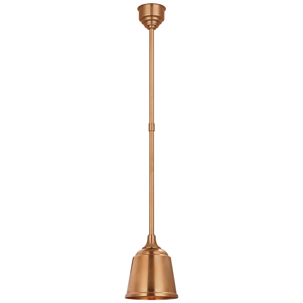 Academy Pendant | Soft Copper | 8" Rockhouse Shade
