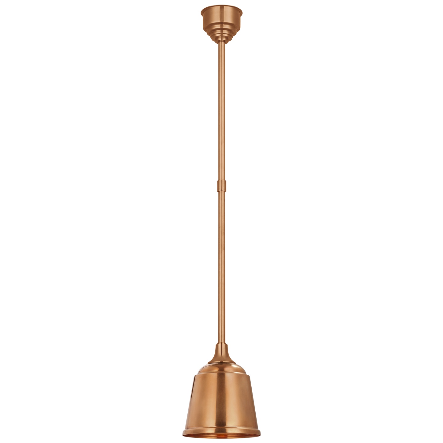 Academy Pendant | Soft Copper | 8" Rockhouse Shade