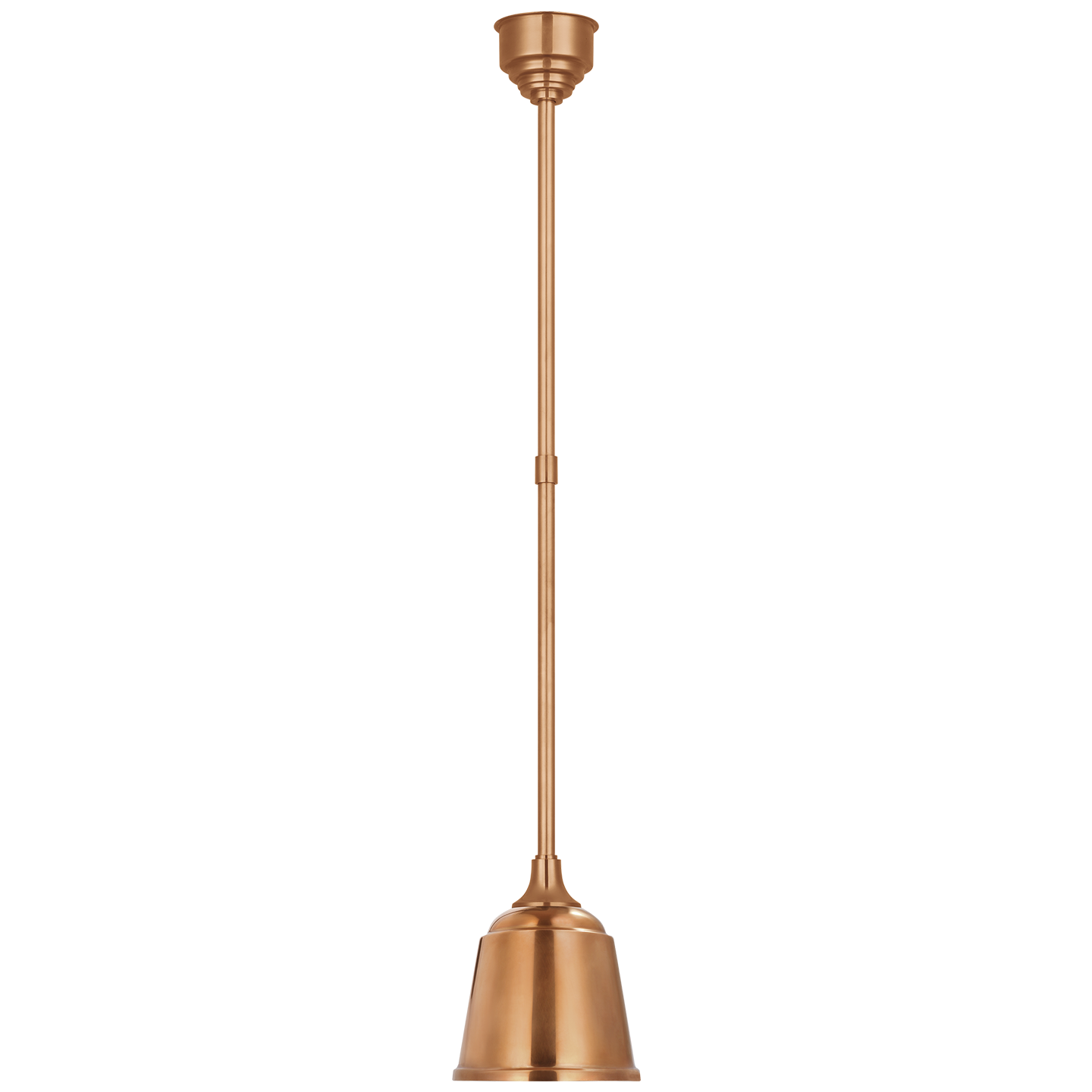 Academy Pendant | Soft Copper | 8" Rockhouse Shade