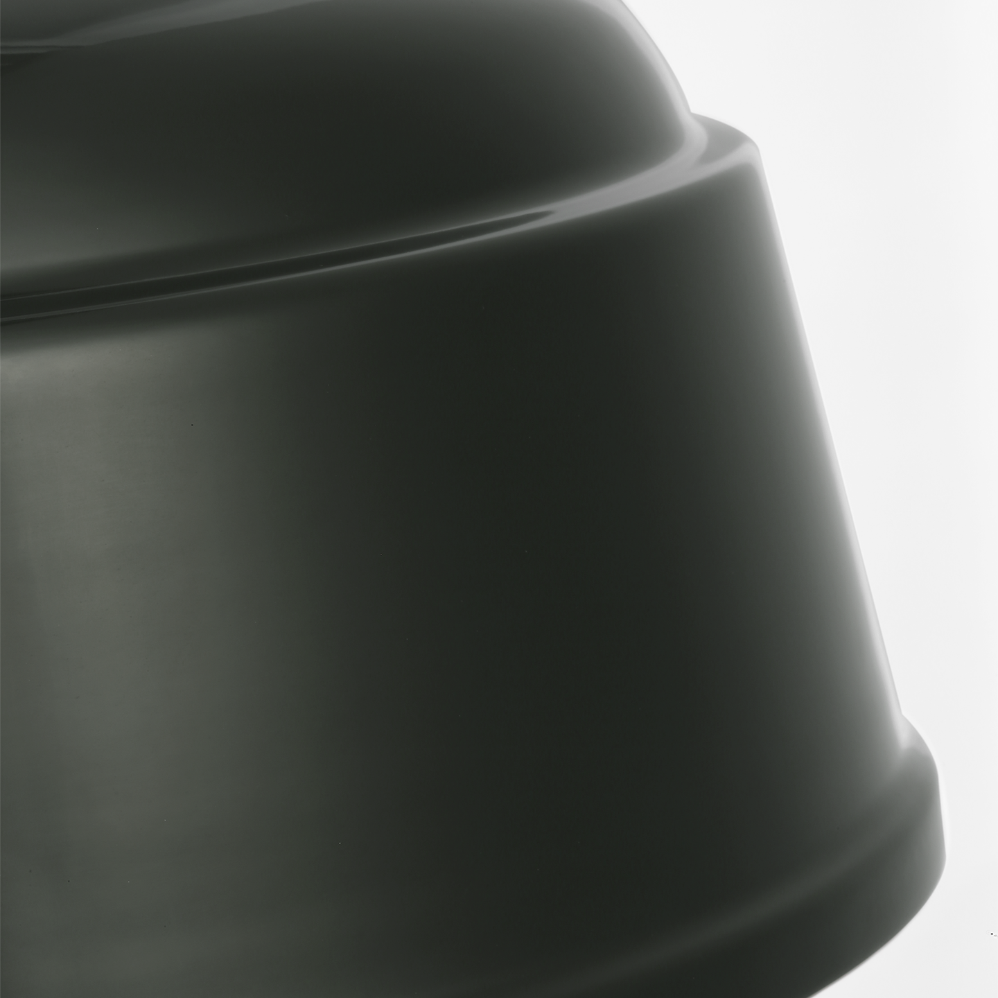 Academy Pendant | Matte Black | 12.5" Green Rockhouse Shade