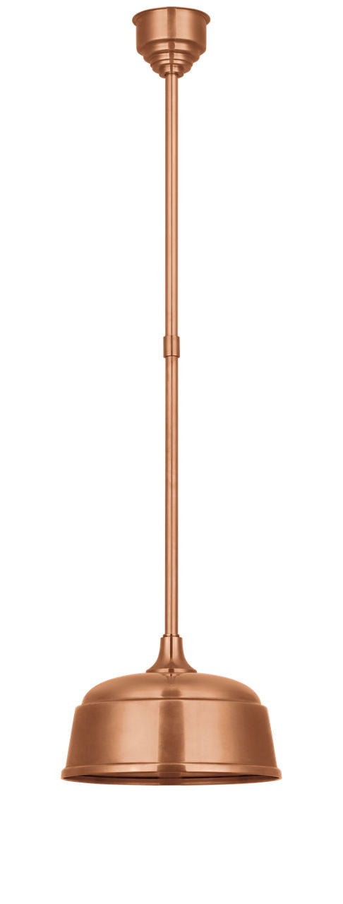Academy Pendant | Soft Copper | 12.5" Rockhouse Shade