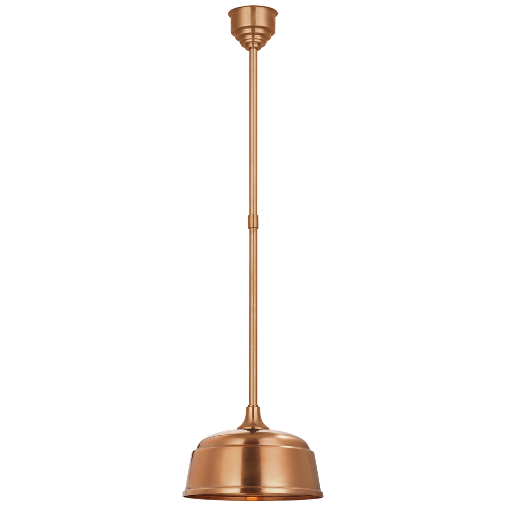 Academy Pendant | Soft Copper | 12.5" Rockhouse Shade