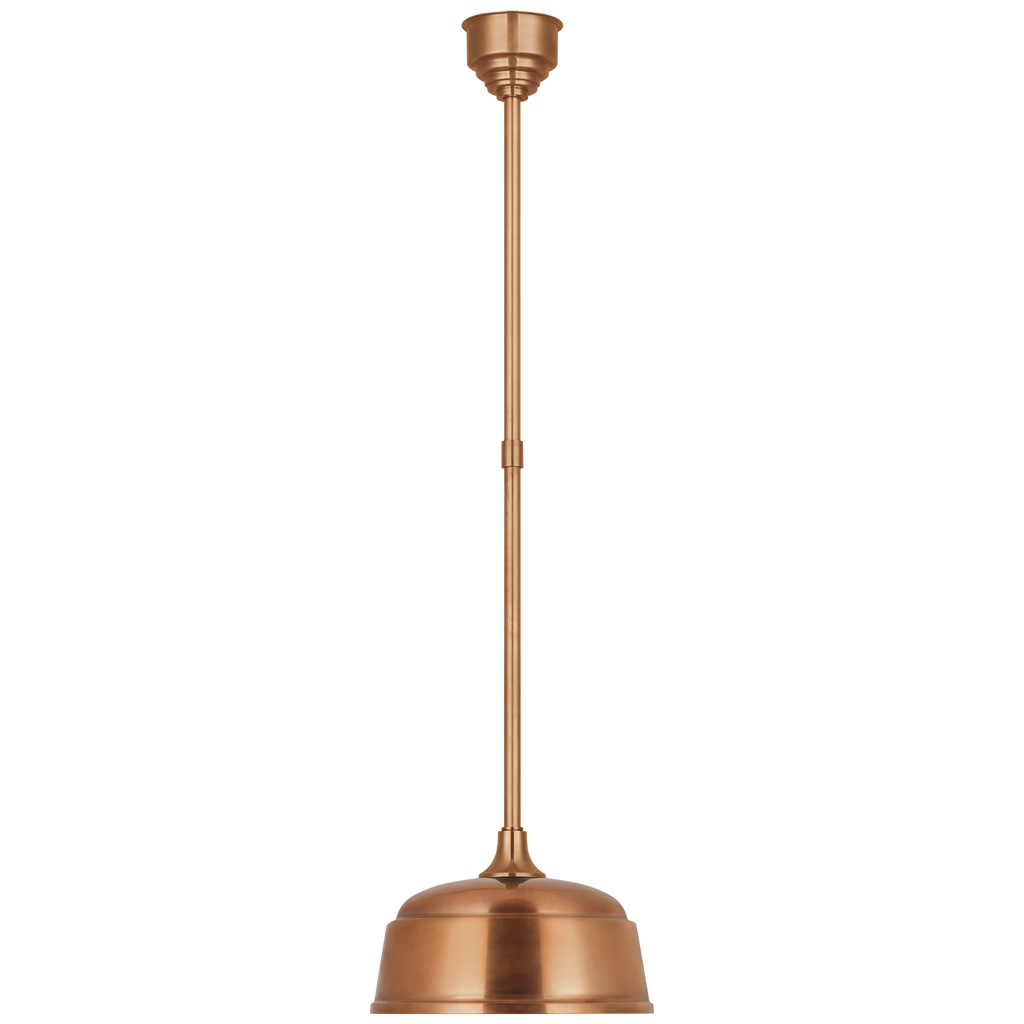 Academy Pendant | Soft Copper | 12.5" Rockhouse Shade