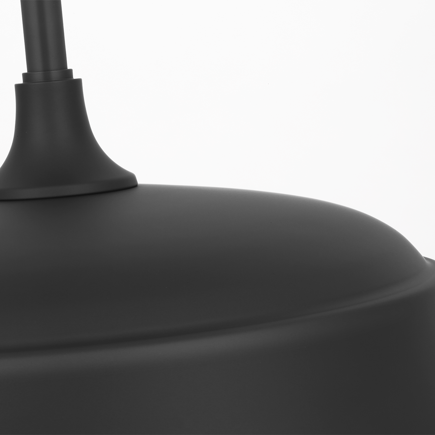 Academy Pendant | Matte Black | 16" Rockhouse Shade
