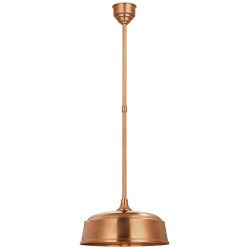 Academy Pendant | Soft Copper | 16" Rockhouse Shade