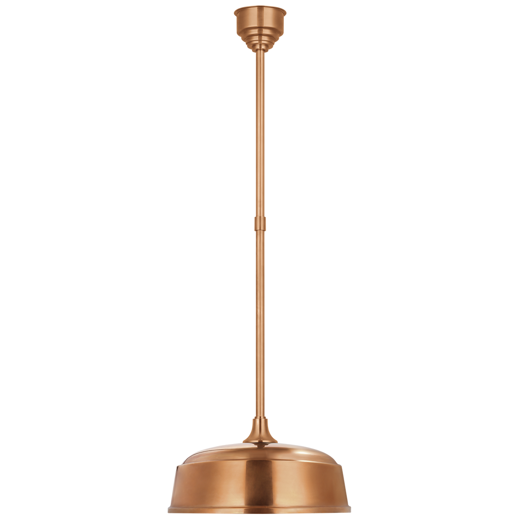 Academy Pendant | Soft Copper | 16" Rockhouse Shade