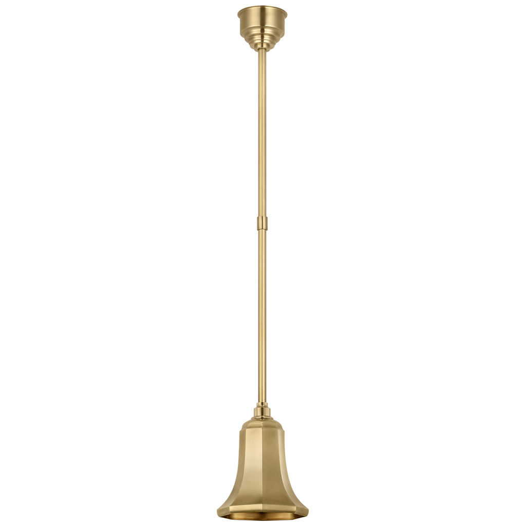 Academy Pendant | Hand-Rubbed Antique Brass | 7.5" Savannah Shade