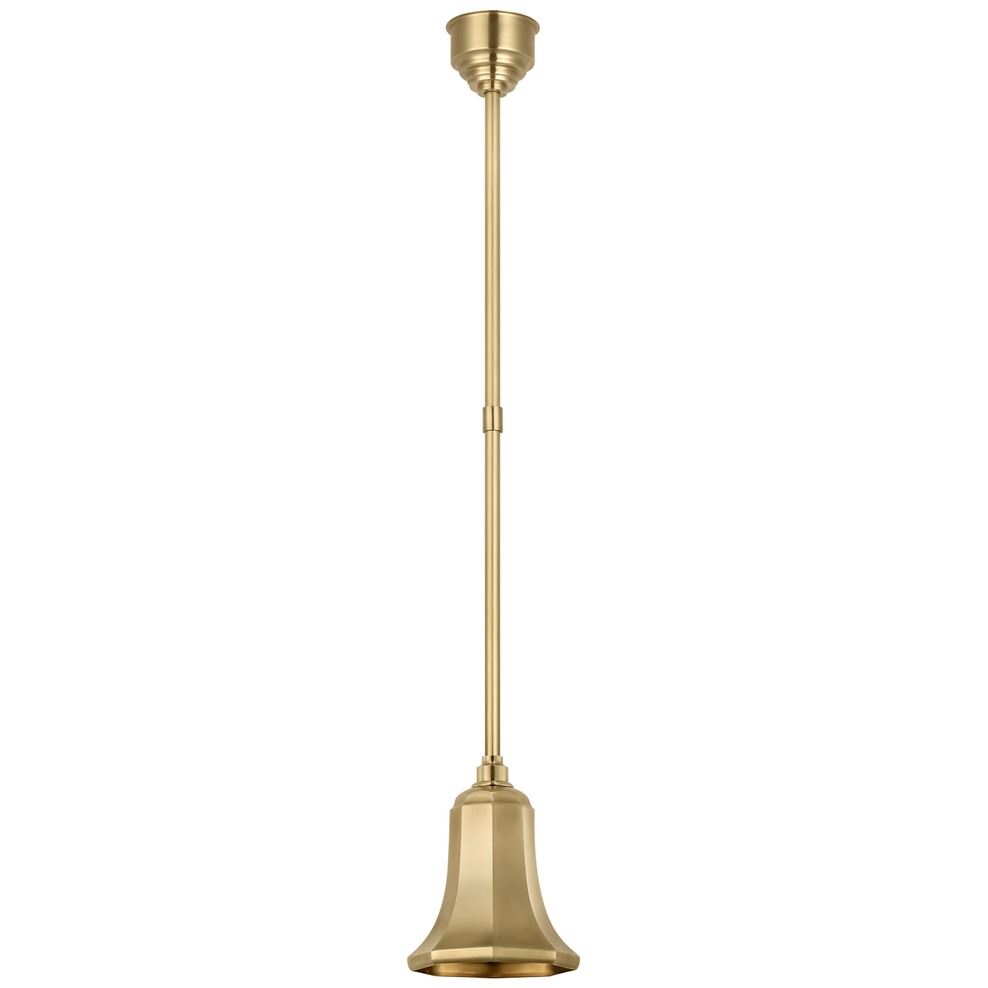 Academy Pendant | Hand-Rubbed Antique Brass | 7.5" Savannah Shade
