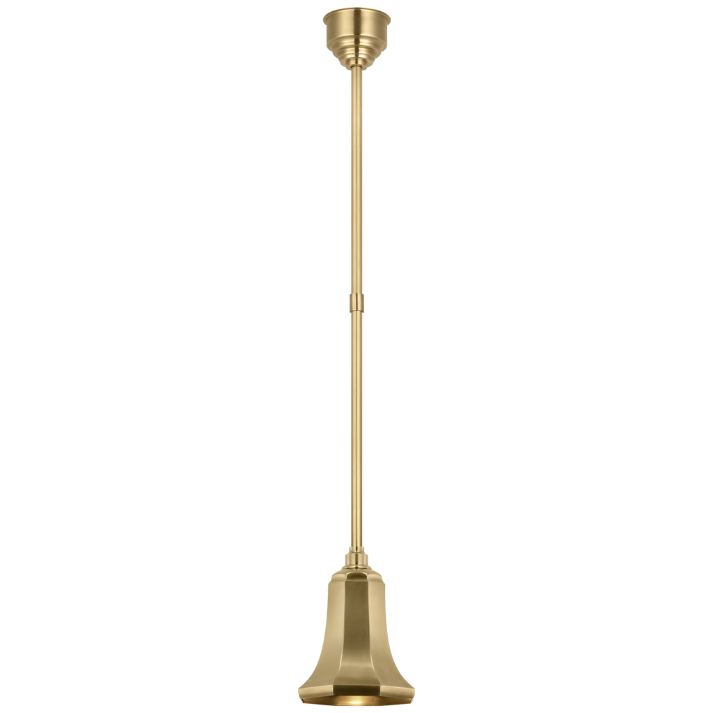Academy Pendant | Hand-Rubbed Antique Brass | 7.5" Savannah Shade
