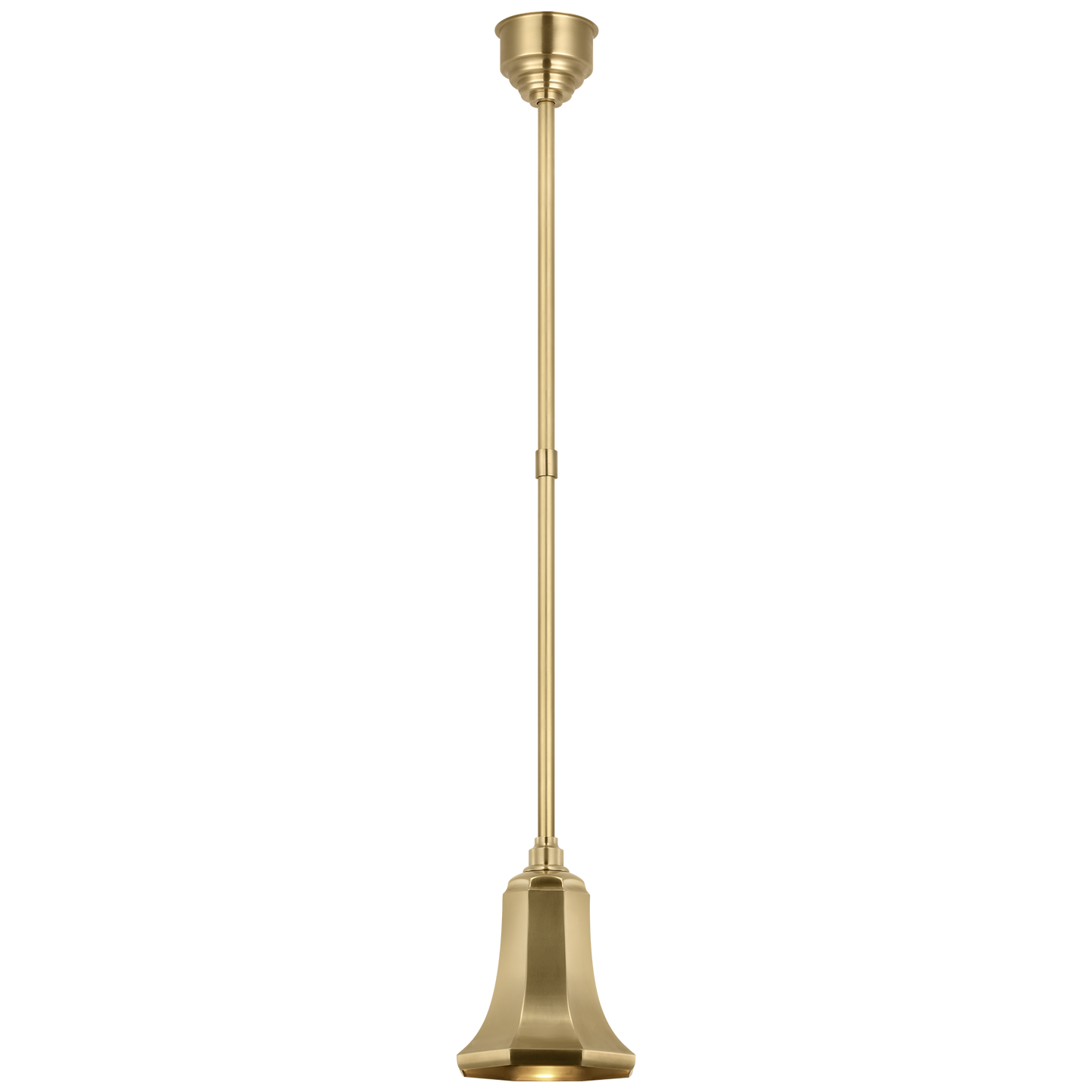 Academy Pendant | Hand-Rubbed Antique Brass | 7.5" Savannah Shade