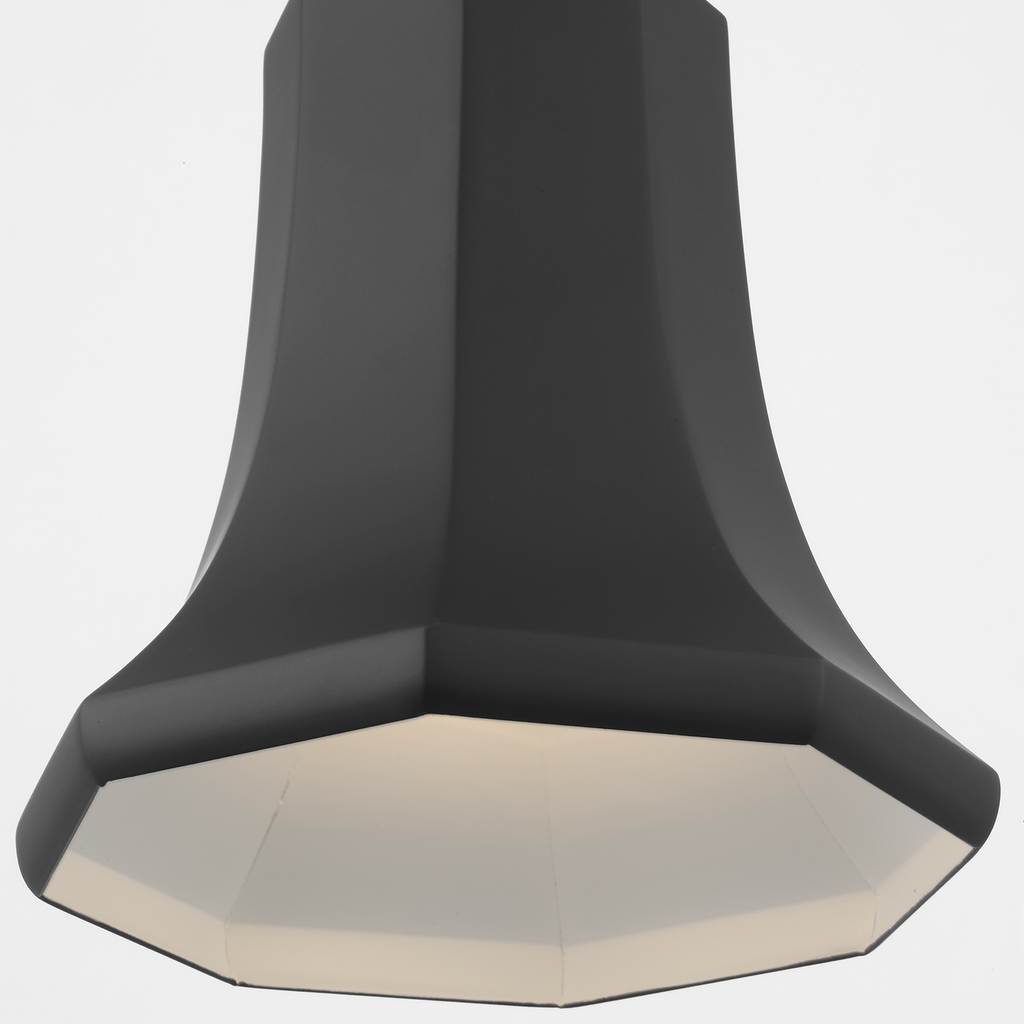 Academy Pendant | Matte Black | 7.5" Savannah Shade