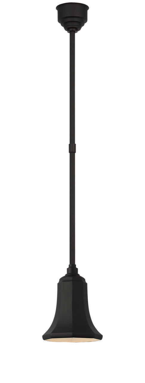 Academy Pendant | Matte Black | 7.5" Savannah Shade