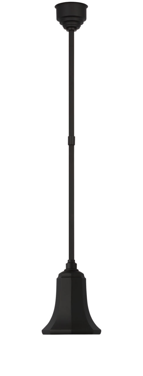 Academy Pendant | Matte Black | 7.5" Savannah Shade