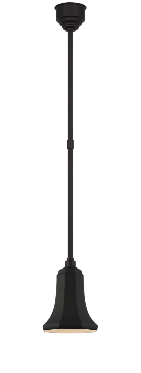 Academy Pendant | Matte Black | 7.5" Savannah Shade
