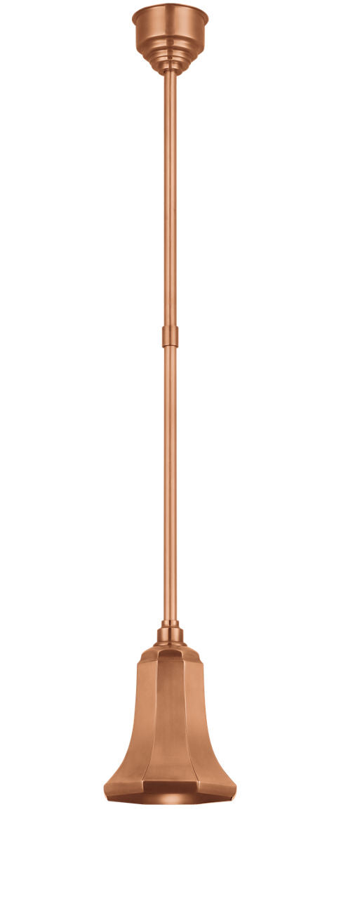 Academy Pendant | Soft Copper | 7.5" Savannah Shade