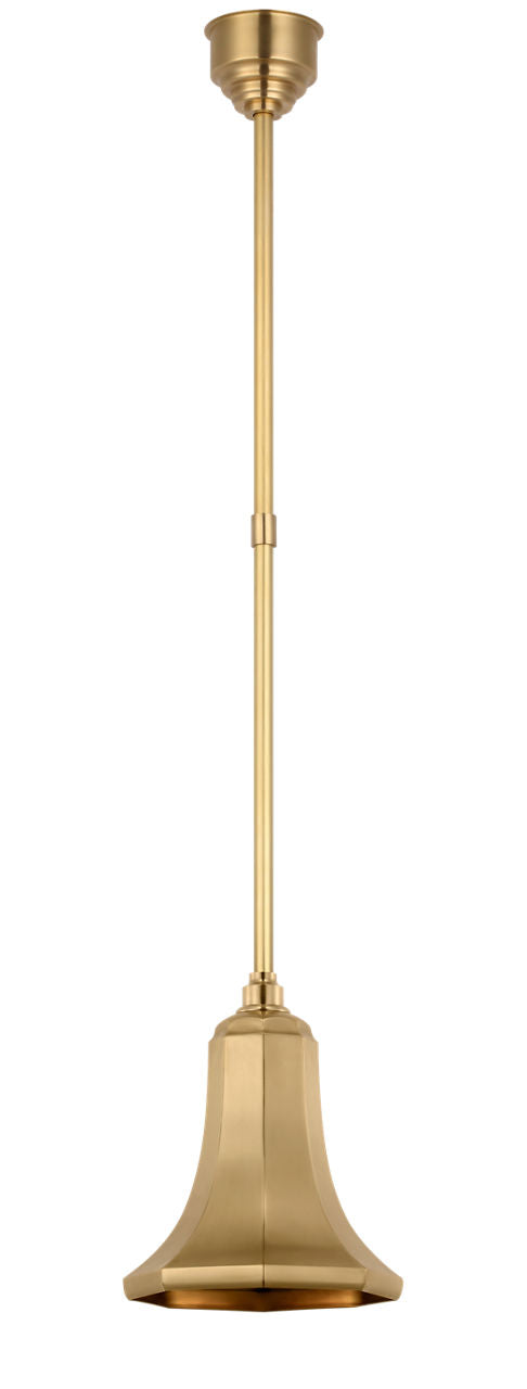 Academy Pendant | Hand-Rubbed Antique Brass | 9.25" Savannah Shade