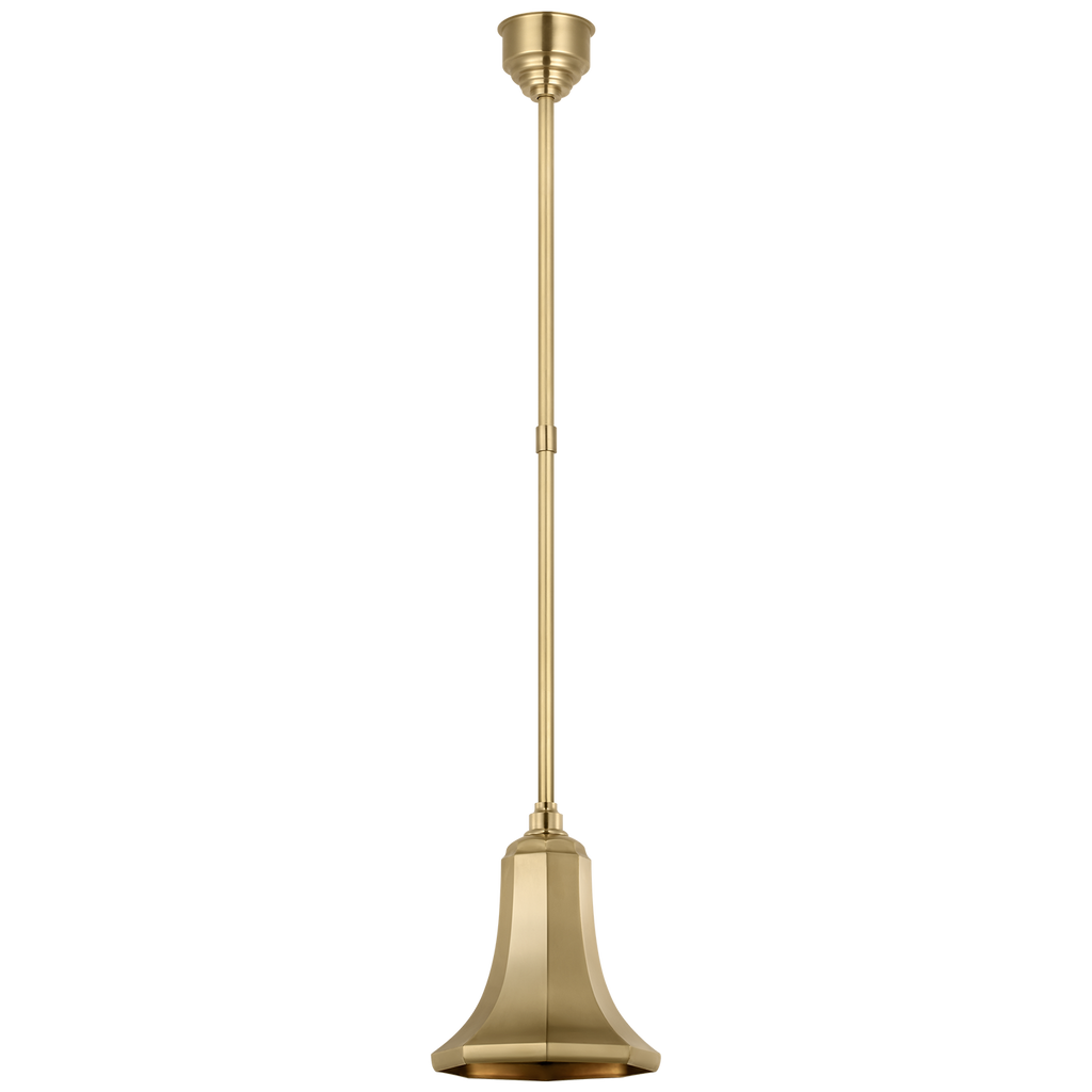 Academy Pendant | Hand-Rubbed Antique Brass | 9.25" Savannah Shade