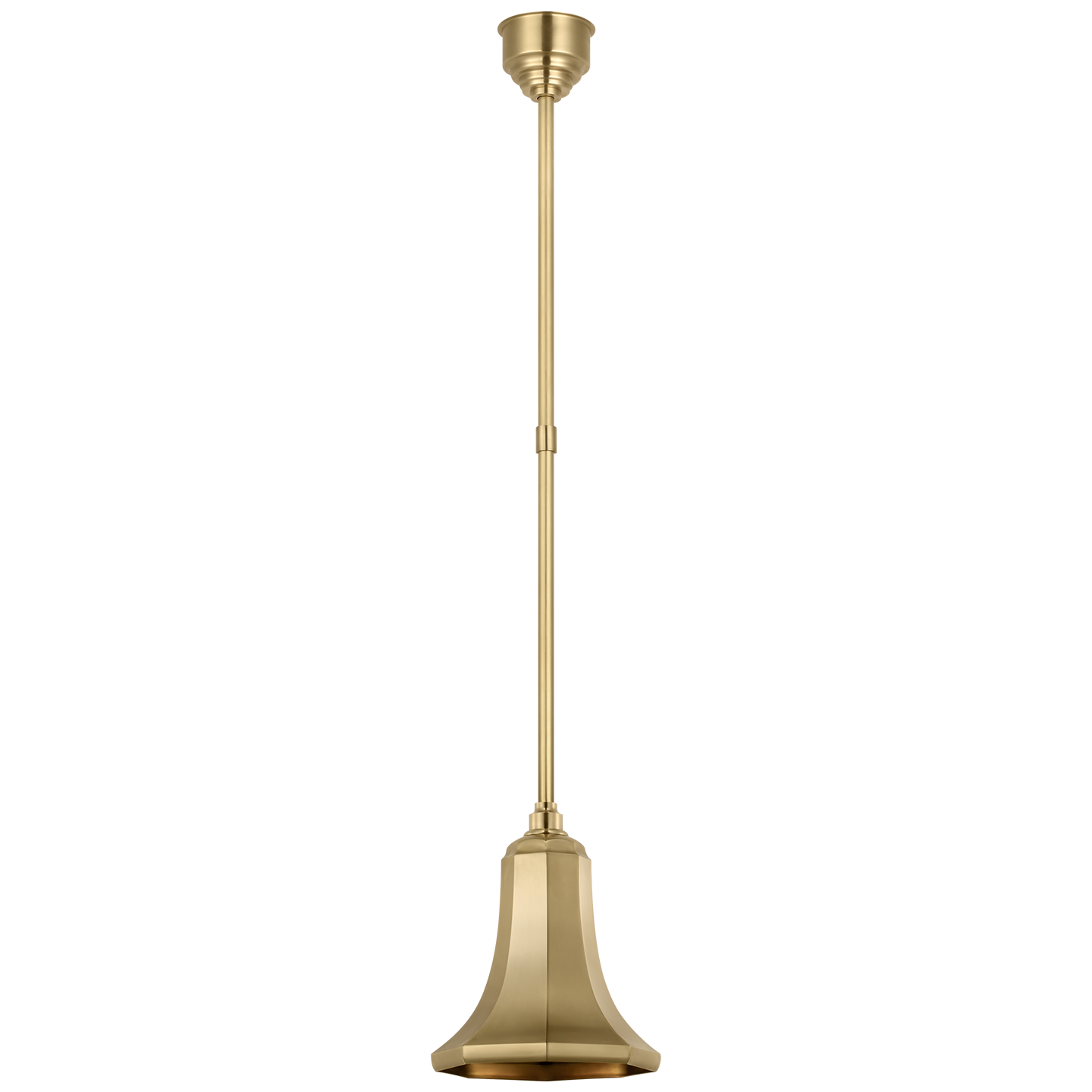 Academy Pendant | Hand-Rubbed Antique Brass | 9.25" Savannah Shade