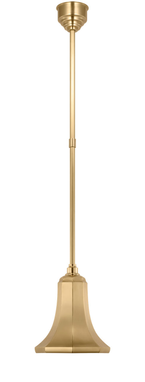 Academy Pendant | Hand-Rubbed Antique Brass | 9.25" Savannah Shade