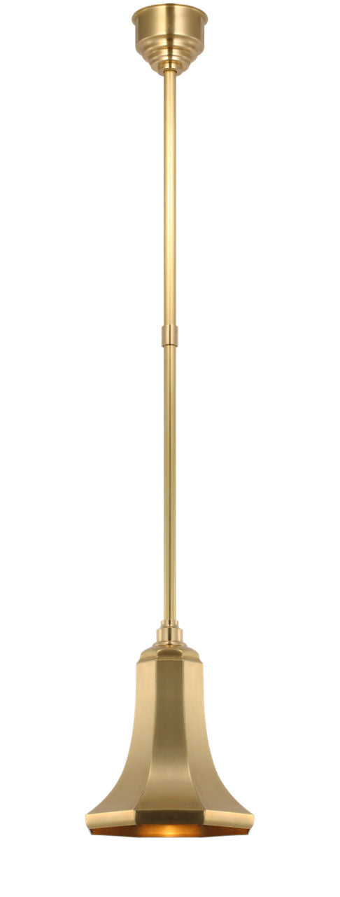 Academy Pendant | Hand-Rubbed Antique Brass | 9.25" Savannah Shade