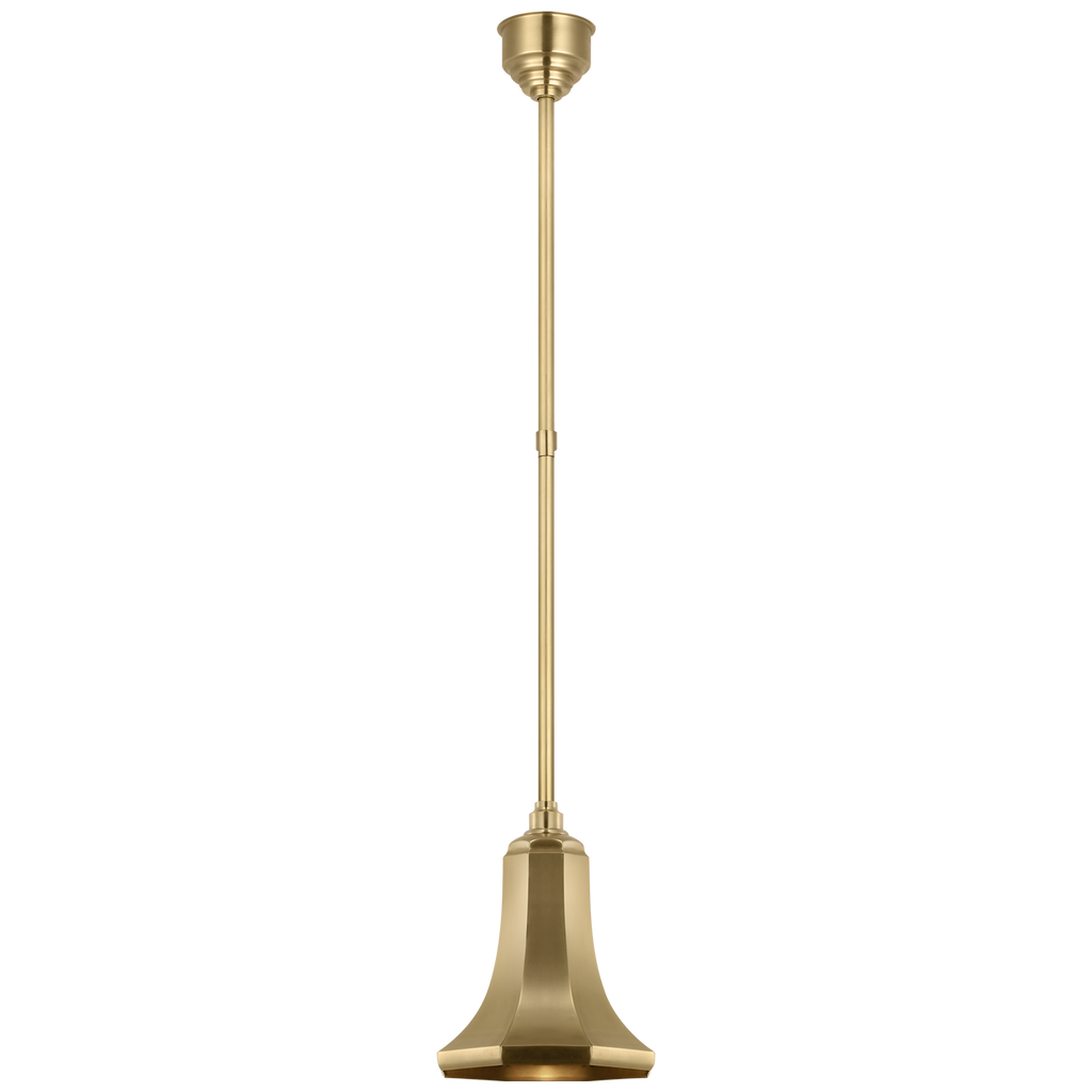 Academy Pendant | Hand-Rubbed Antique Brass | 9.25" Savannah Shade
