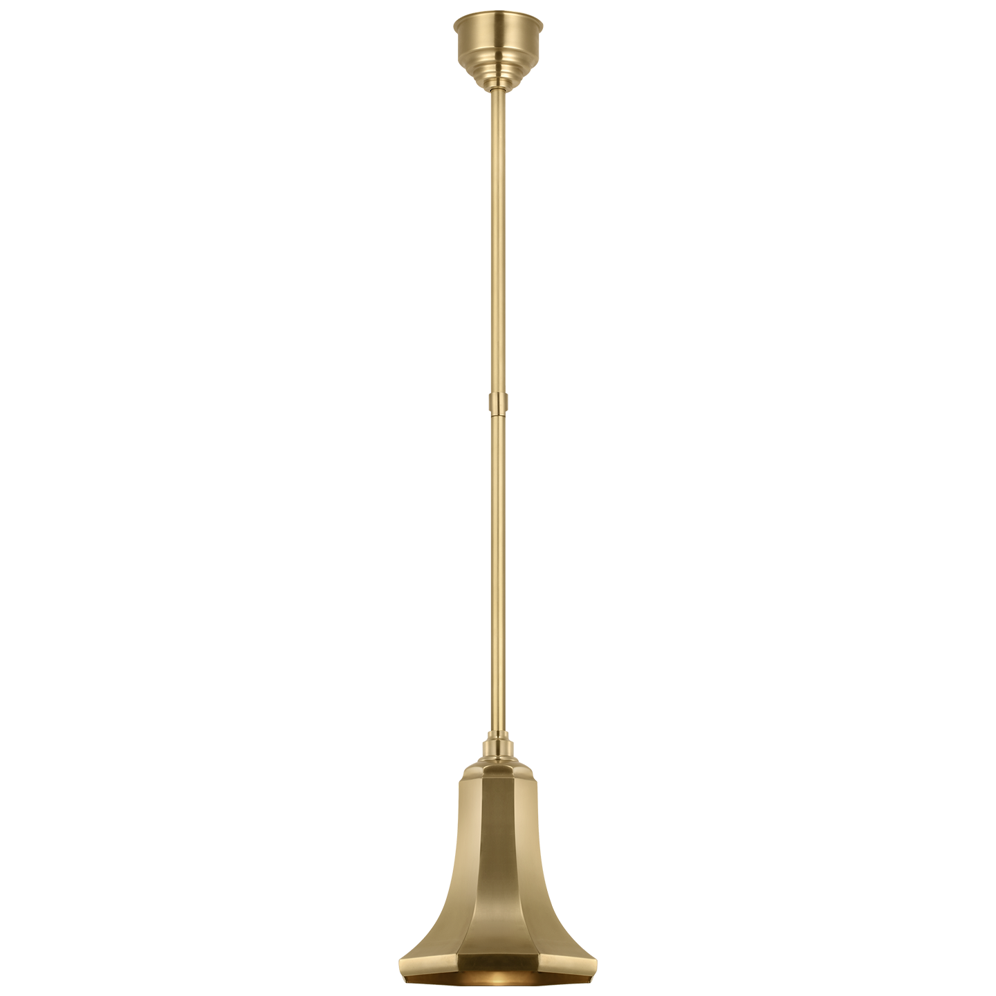 Academy Pendant | Hand-Rubbed Antique Brass | 9.25" Savannah Shade
