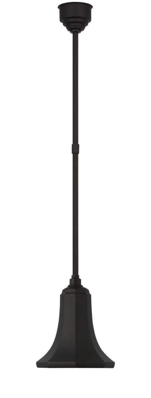 Academy Pendant | Matte Black | 9.25" Savannah Shade