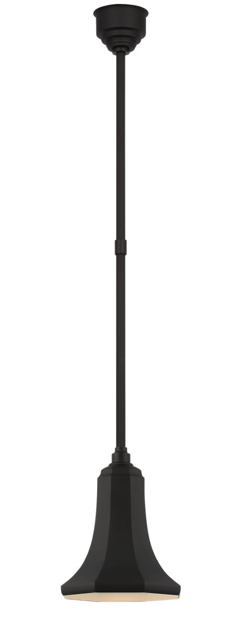Academy Pendant | Matte Black | 9.25" Savannah Shade