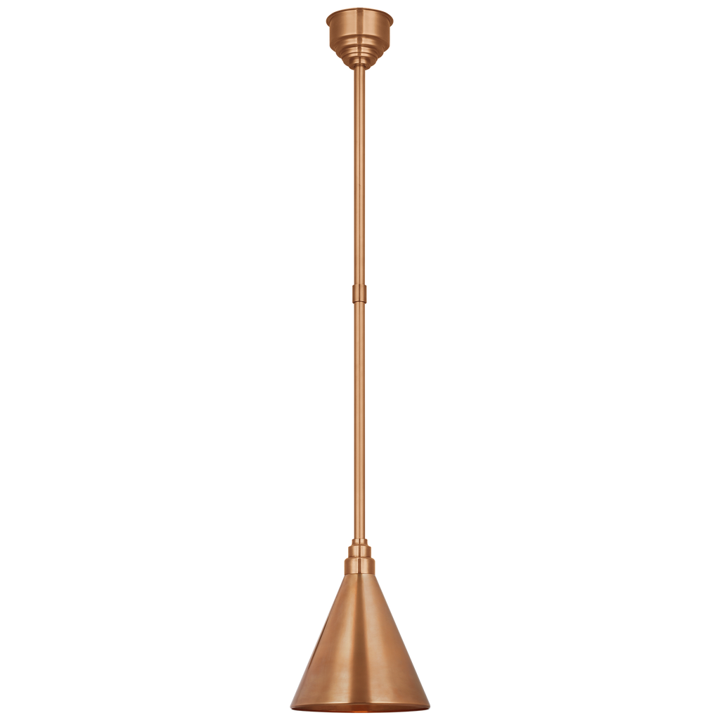 Academy Pendant | Soft Copper | 9" Conical Savannah Shade