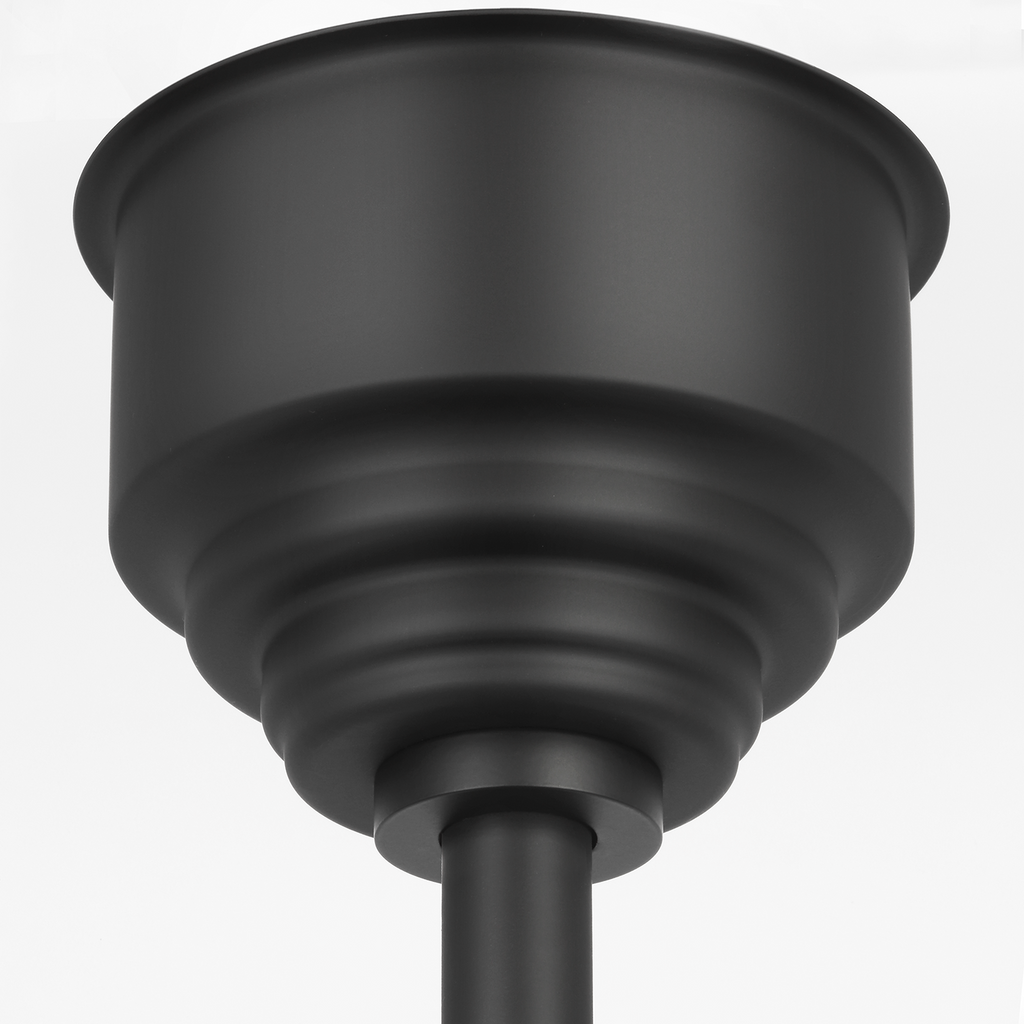 Academy Pendant | Matte Black | 12.5" Conical Savannah Shade