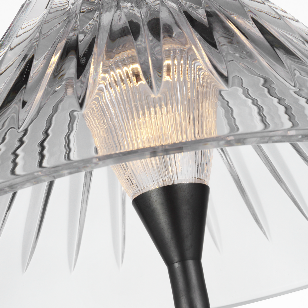Blaze 55" Floor Lamp | Bronze | Clear Crystal