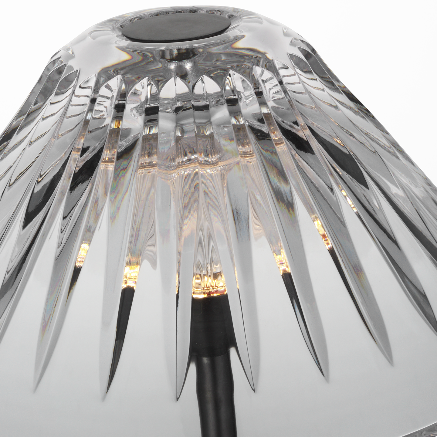 Blaze 55" Floor Lamp | Bronze | Clear Crystal