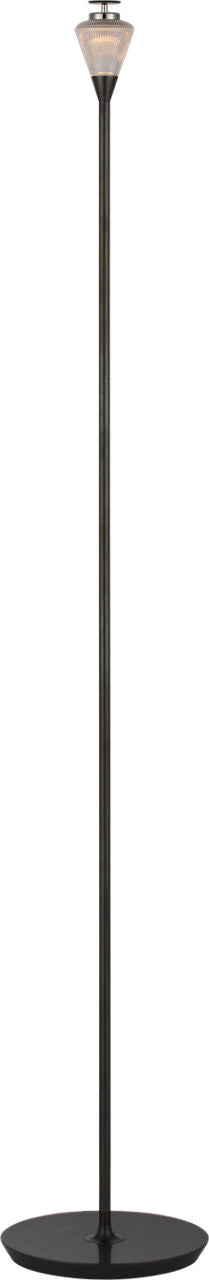 Blaze 55" Floor Lamp | Bronze | Clear Crystal