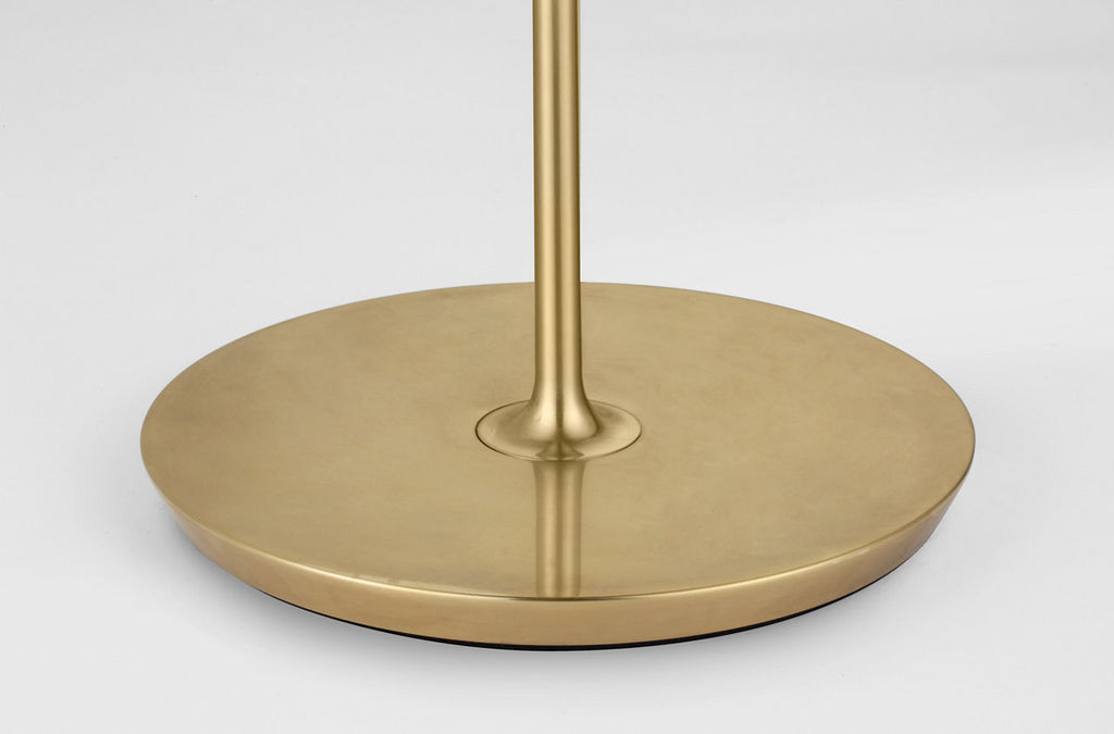 Blaze 55" Floor Lamp | Natural Brass | Clear Crystal